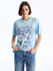 Crew Neck Printed Short Sleeve Women's T-shirt